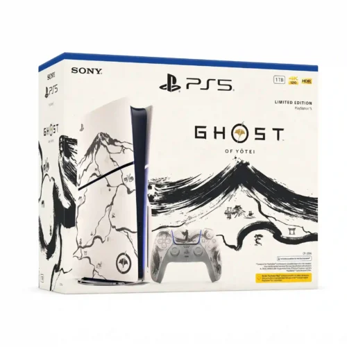خرید PS5 SLIM استاندارد 1 ترابایت سری 2016 نسخه گوست اف یوتی مشکی (Ghost of Yotei) - تصویر 4