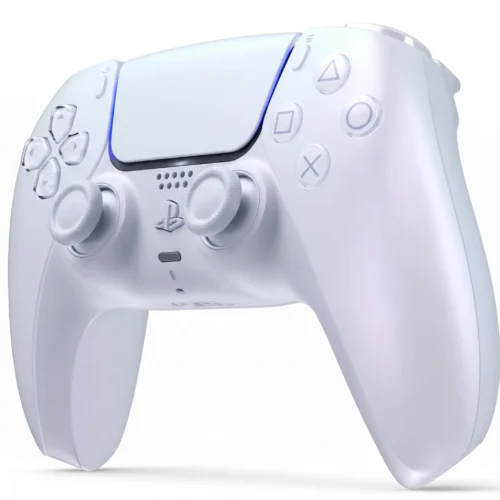 خرید دسته PS5 دوال سنس سفید مرواریدی مدل (Chroma Pearl) - تصویر 2