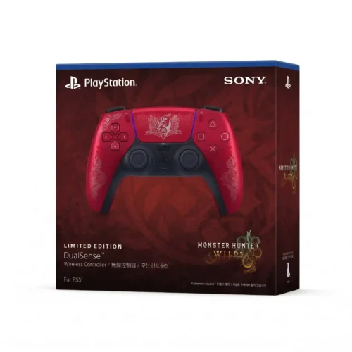 خرید دسته PS5 دوال سنس طرح مانستر هانتر وایلدز (Monster Hunter Wilds) - تصویر 6