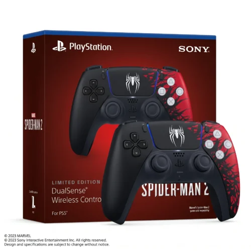 خرید دسته PS5 دوال سنس مرد عنکبوتی 2 طرح (SPIDER MAN 2) - تصویر 5