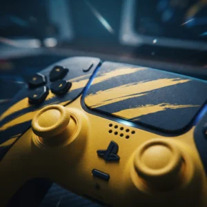 خرید دسته PS5 دوال سنس ولورین زرد طرح (Marvel’s Wolverine Battle Yellow) - تصویر 7