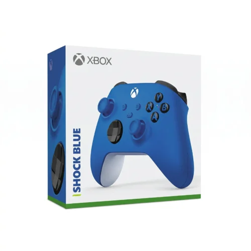 خرید دسته ایکس باکس سریز آبی مدل (Shock Blue) - تصویر 4