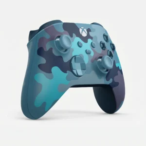 خرید دسته ایکس باکس سریز چریکی آبی طرح (Mineral Camo) - تصویر 4