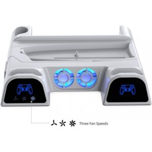 خرید پایه خنک کننده و شارژر دسته PS5 SLIM - PS5 PRO دابی مدل TP5-3532B - تصویر 4