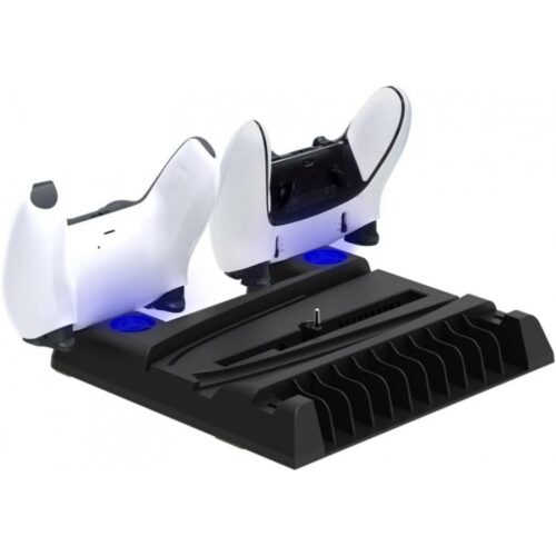 خرید پایه خنک کننده و شارژر دسته PS5 دابی مدل TP5-0593S - مشکی - تصویر 3