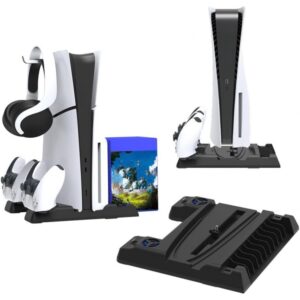 خرید پایه خنک کننده و شارژر دسته PS5 دابی مدل TP5-0593S - مشکی - تصویر 4