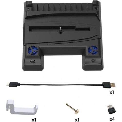 خرید پایه خنک کننده و شارژر دسته PS5 دابی مدل TP5-0593S - مشکی - تصویر 6