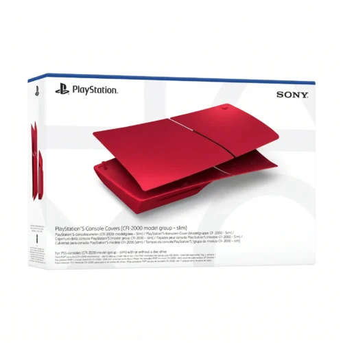 خرید کاور فیس پلیت PS5 اسلیم استاندارد - قرمز مدل (Volcanic Red) های کپی - تصویر 3