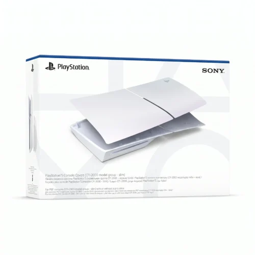 خرید کاور فیس پلیت PS5 اسلیم - سفید مرواریدی کروم مدل (Chroma Pearl) - تصویر 3