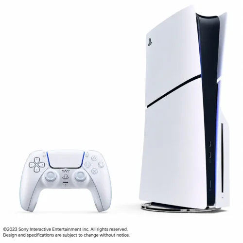 خرید کاور فیس پلیت PS5 اسلیم - سفید مرواریدی کروم مدل (Chroma Pearl) - تصویر 4