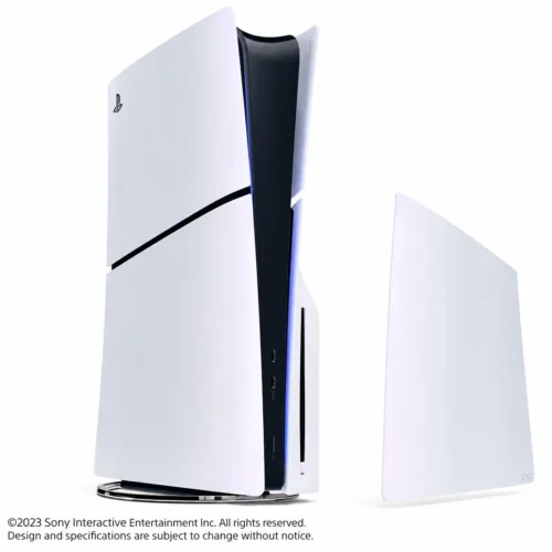 خرید کاور فیس پلیت PS5 اسلیم - سفید مرواریدی کروم مدل (Chroma Pearl) - تصویر 2