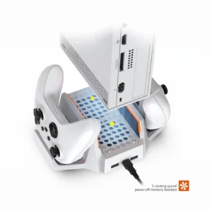 خرید پایه خنک کننده و شارژر دسته ایکس باکس سری اس دابی TYX 0663 سفید - تصویر 4