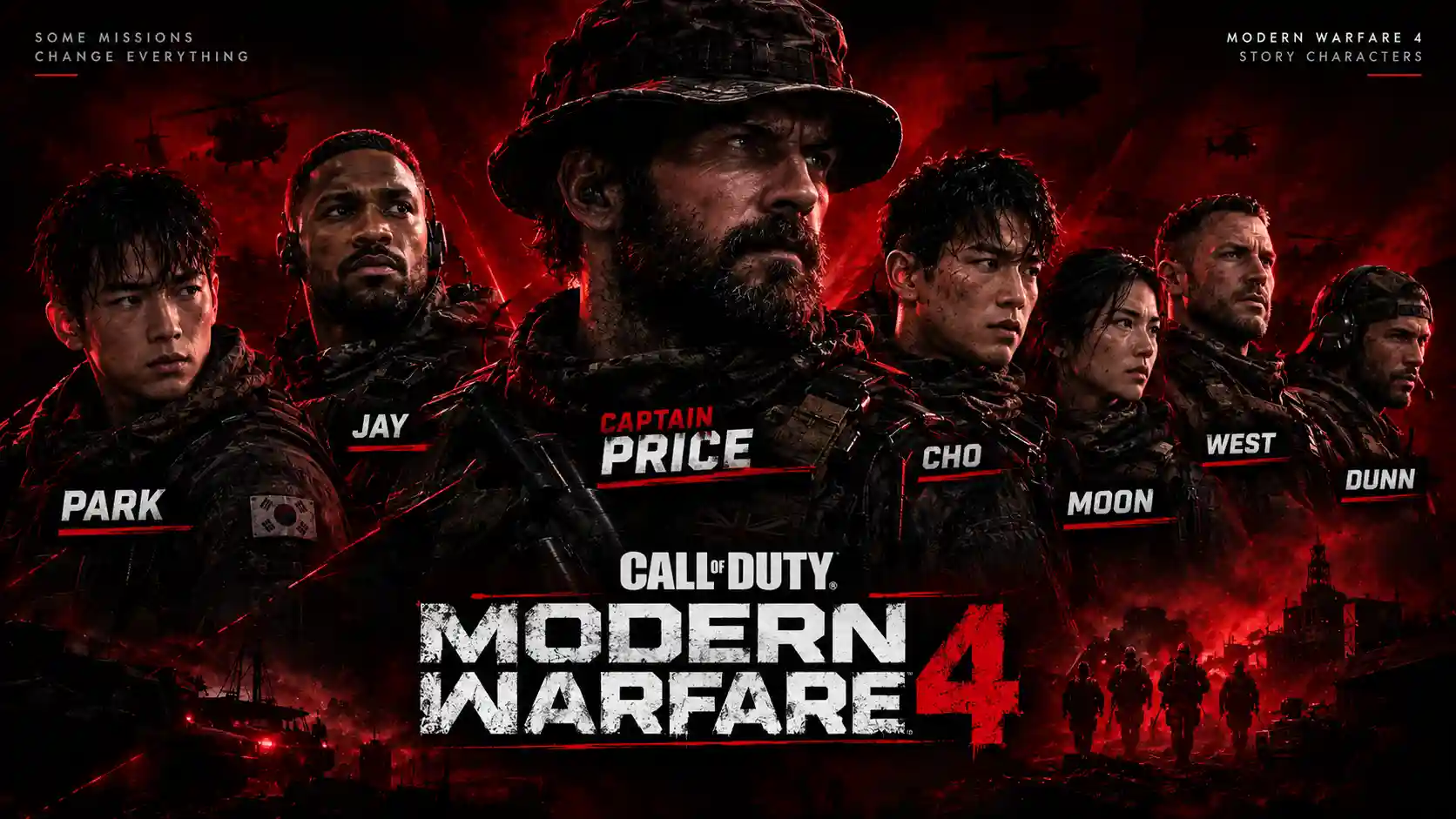 شخصیت‌های داستان Modern Warfare 4